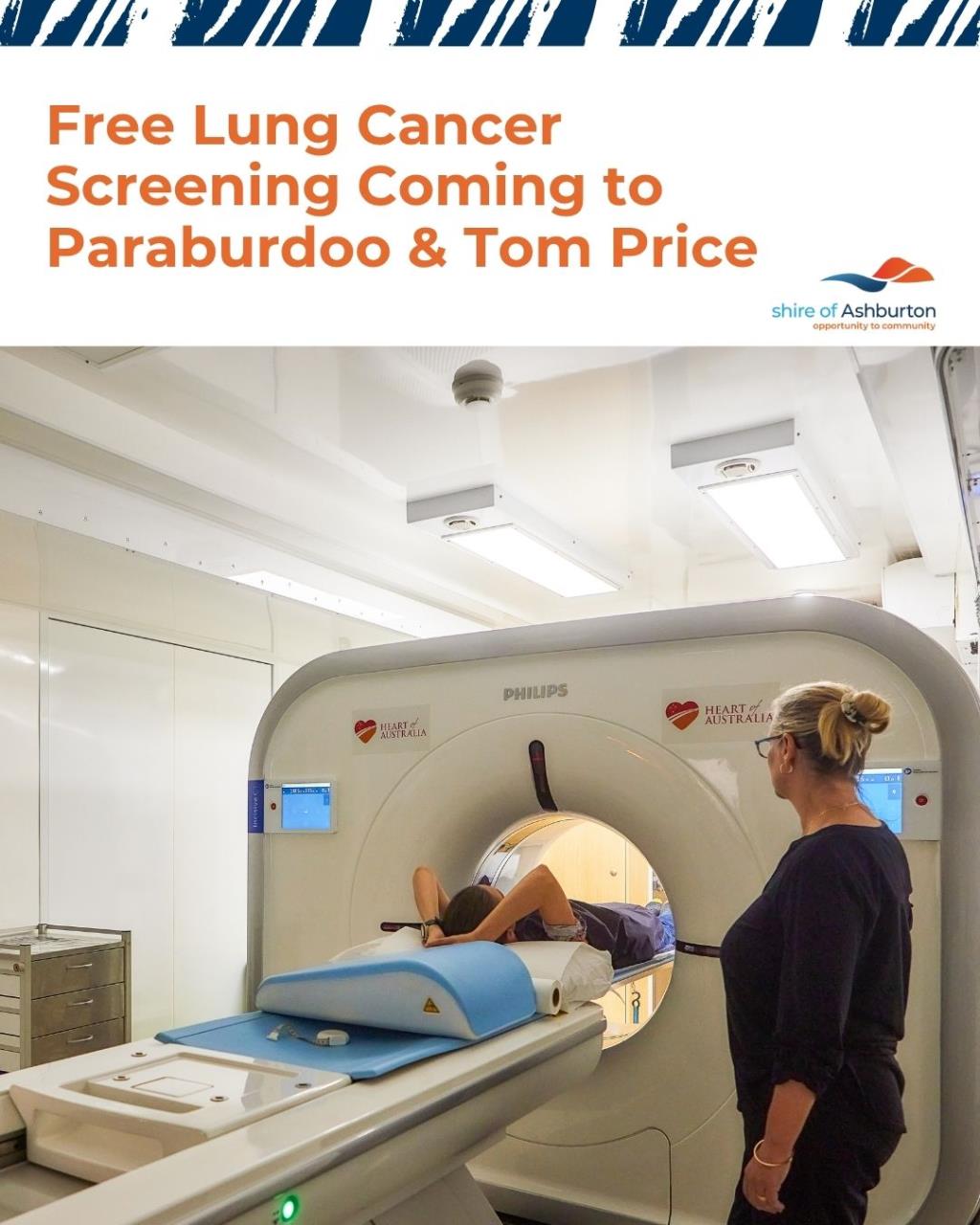 Free Lung Cancer Screening is coming to Paraburdoo and Tom Price