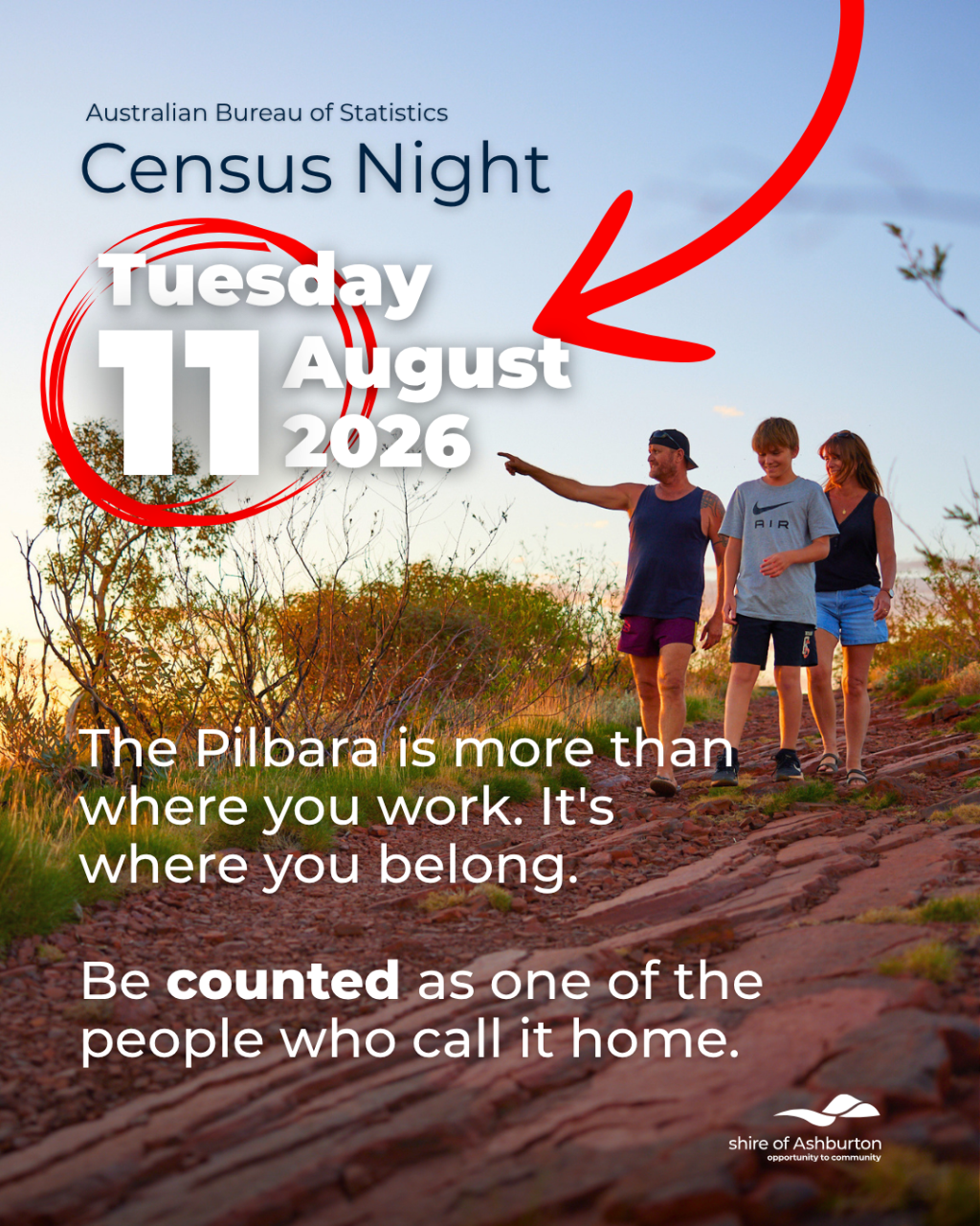 Count the Pilbara in the 2026 Census