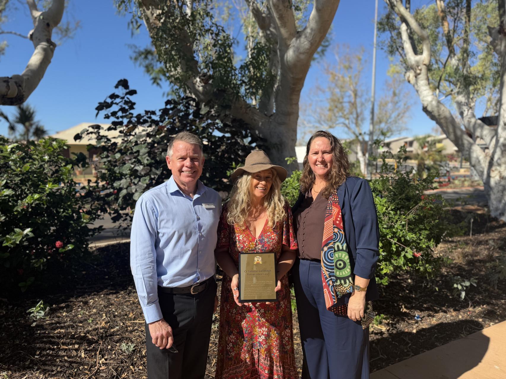 Councillor Melanie Gallanagh Presented 10 Years of Service Plaque