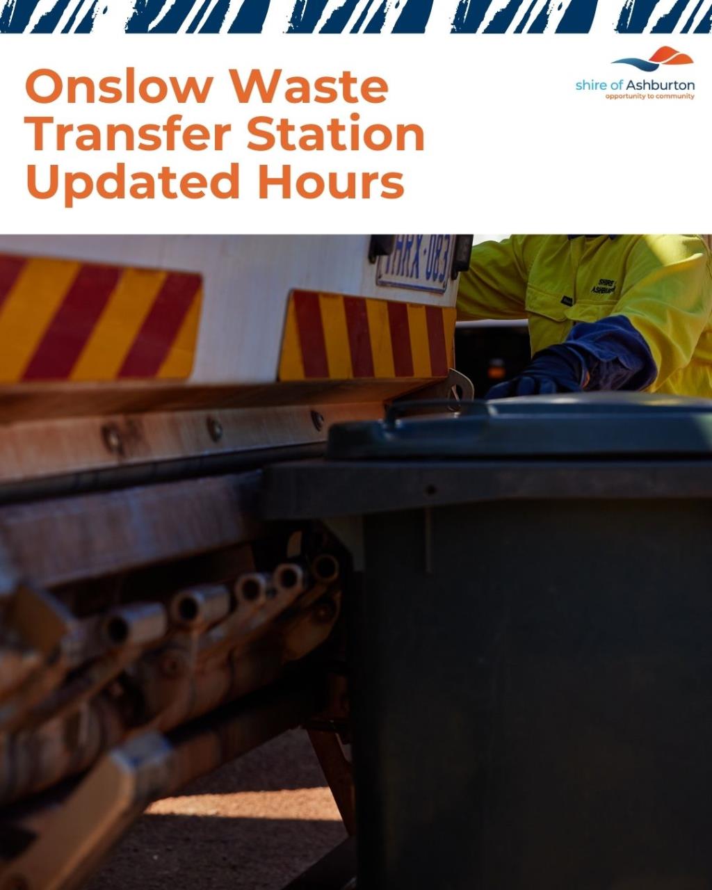 Updated Hours - Onslow Waste Transfer Station
