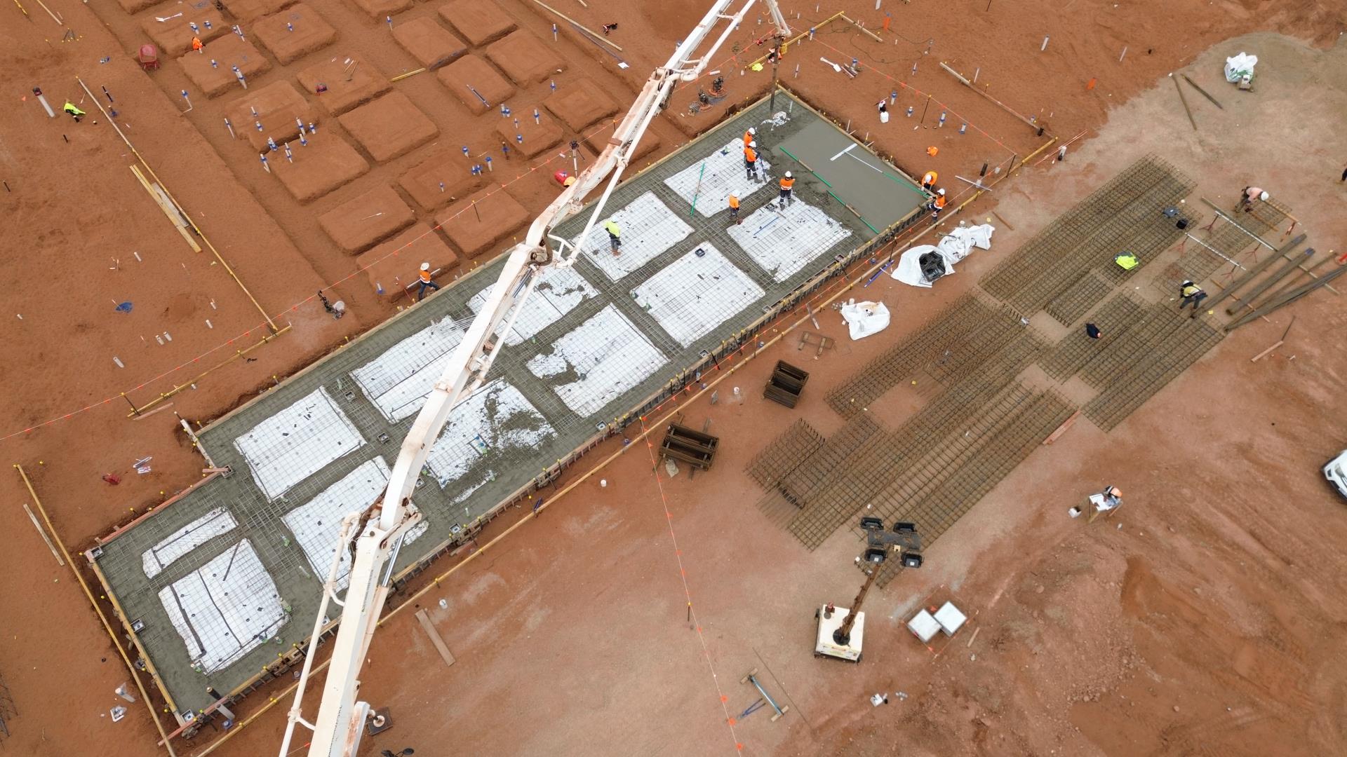 Concrete Progress Marks Major Milestone for New Tom Price Hospital