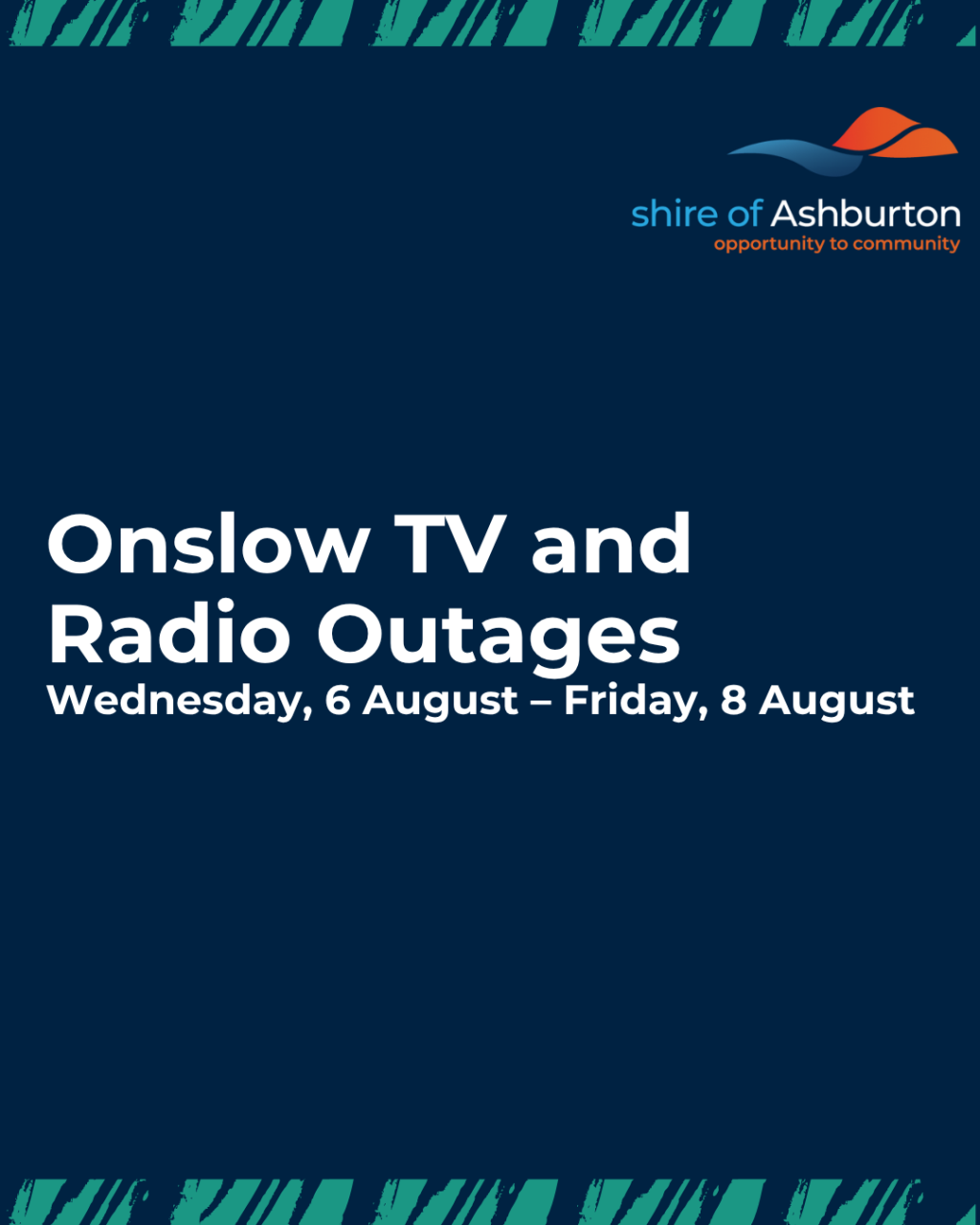 Onslow TV and Radio Outages