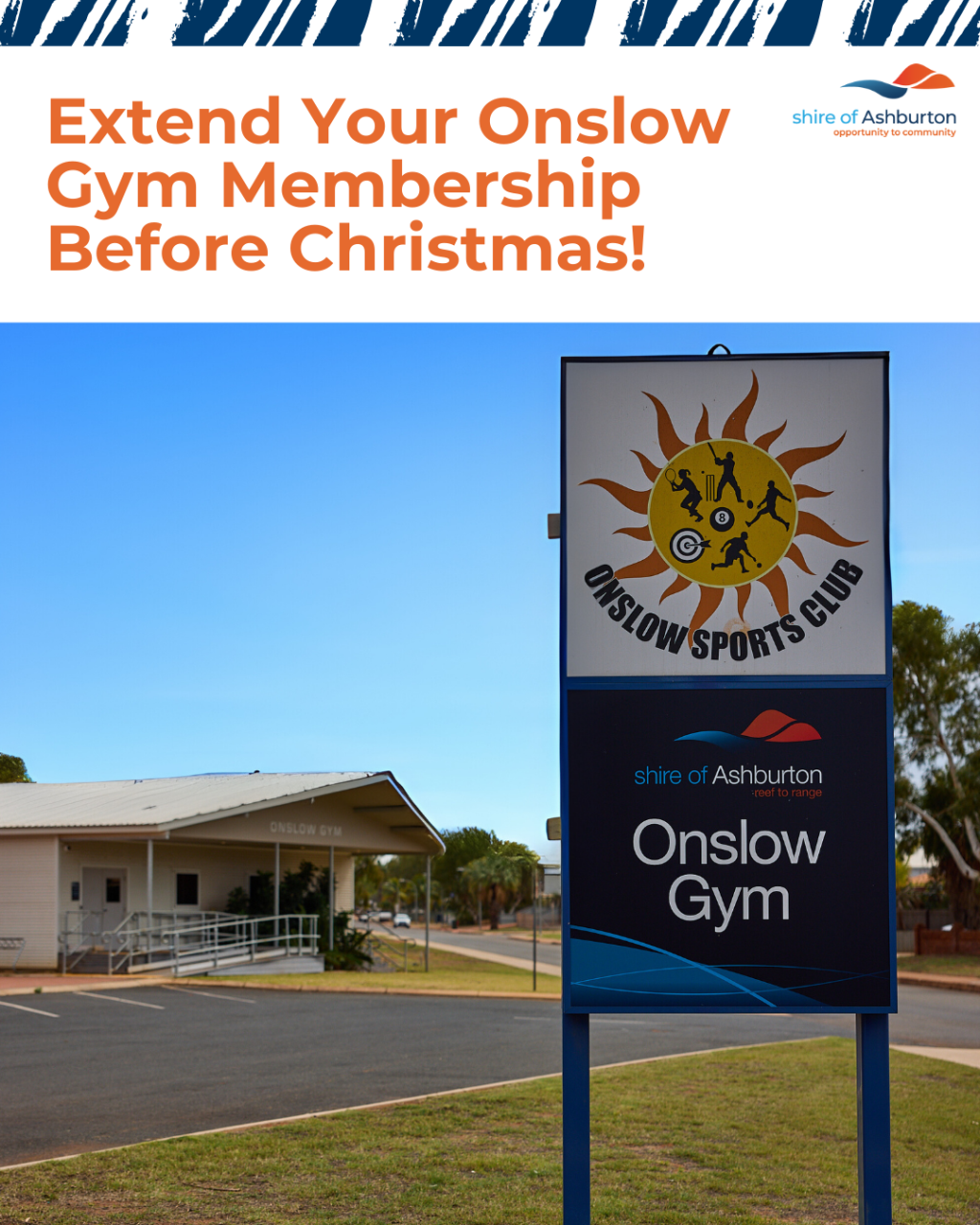 Extend your Onslow Gym membership before Christmas!