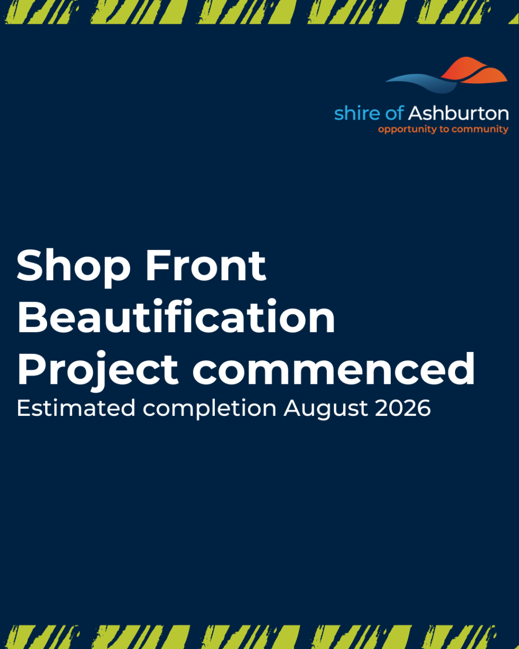 Paraburdoo Shop Front Beautification Project Commenced