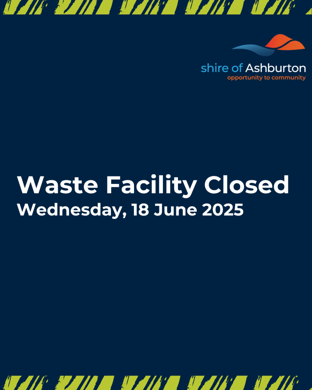 Paraburdoo Waste Facility Closed