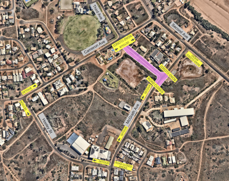Onslow Notice of Road Closures