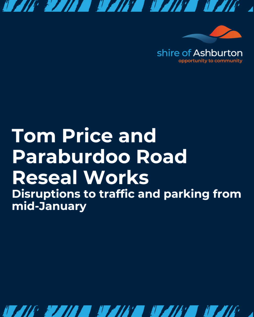 Tom Price and Paraburdoo Road Reseal Works
