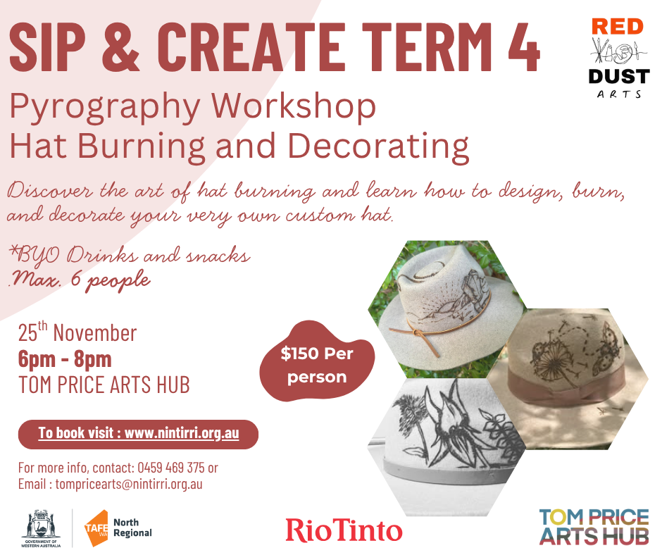 Tom Price Pyrography Hat Burning Workshop