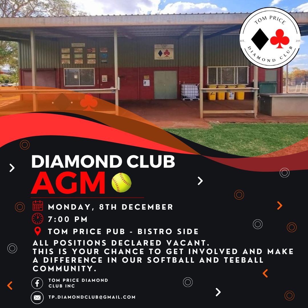 Tom Price Diamond Club AGM