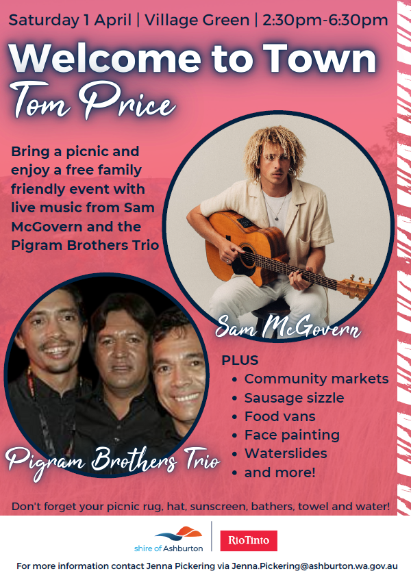 Welcome to Town Tom Price