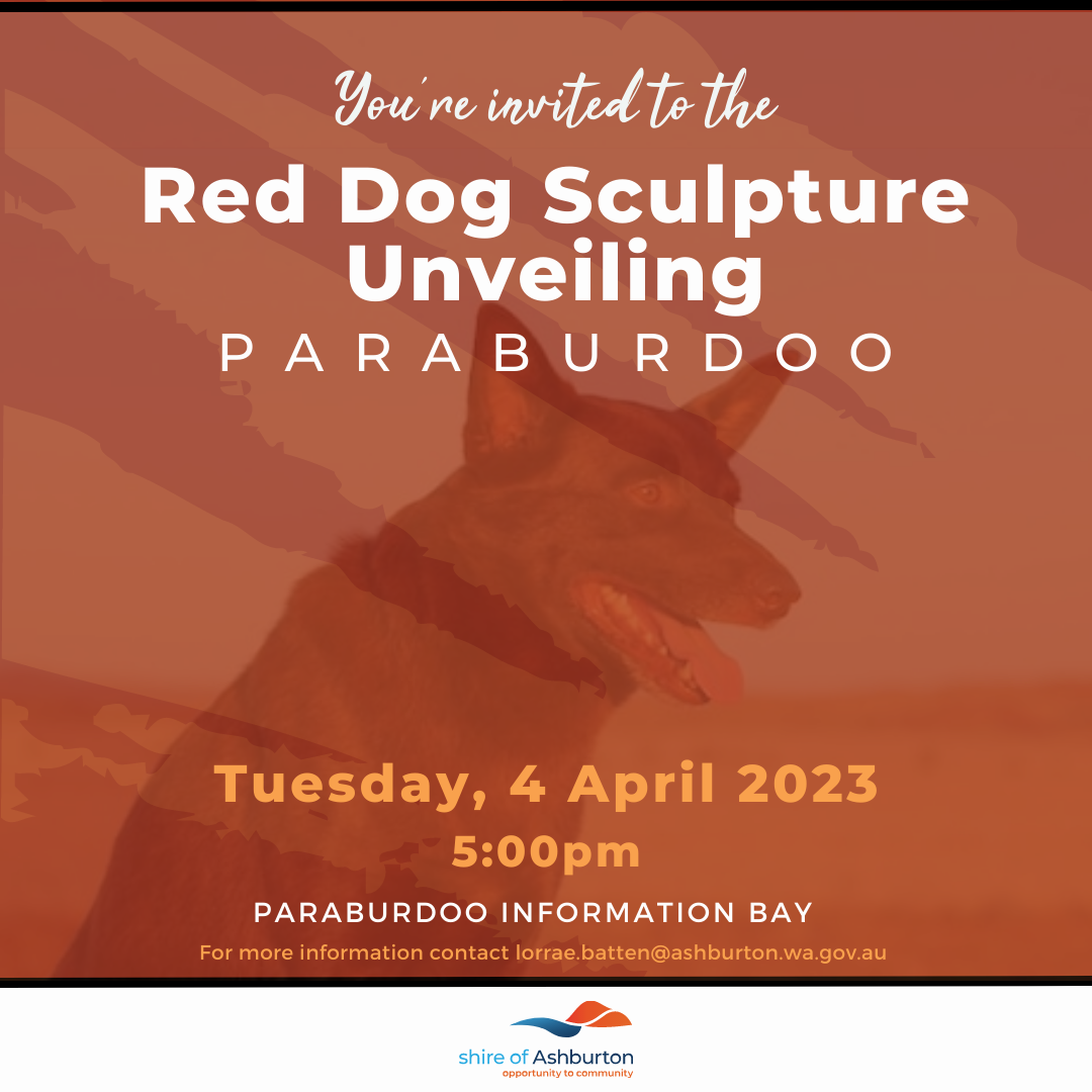 Red Dog Sculpture Reveal