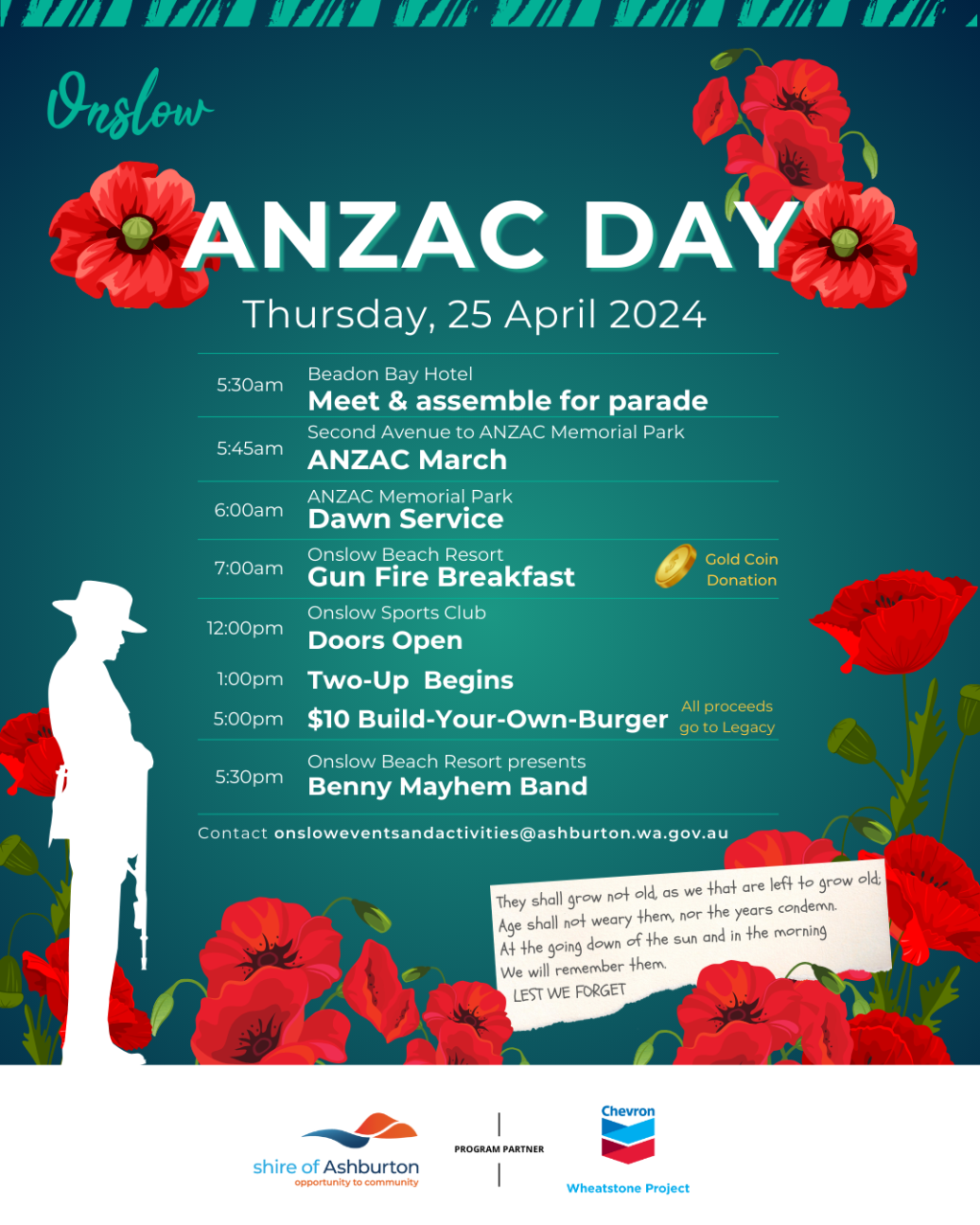 ANZAC Day - Onslow