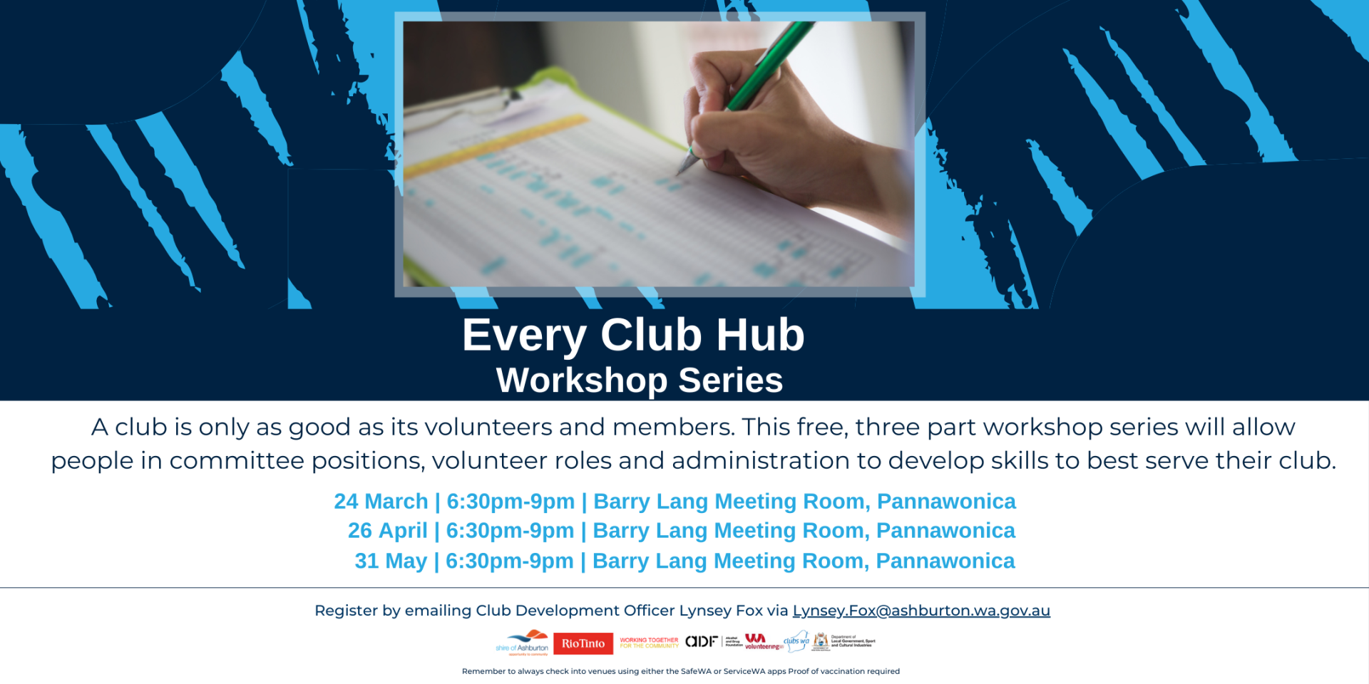 Every Club Hub Workshop Series - Pannawonica