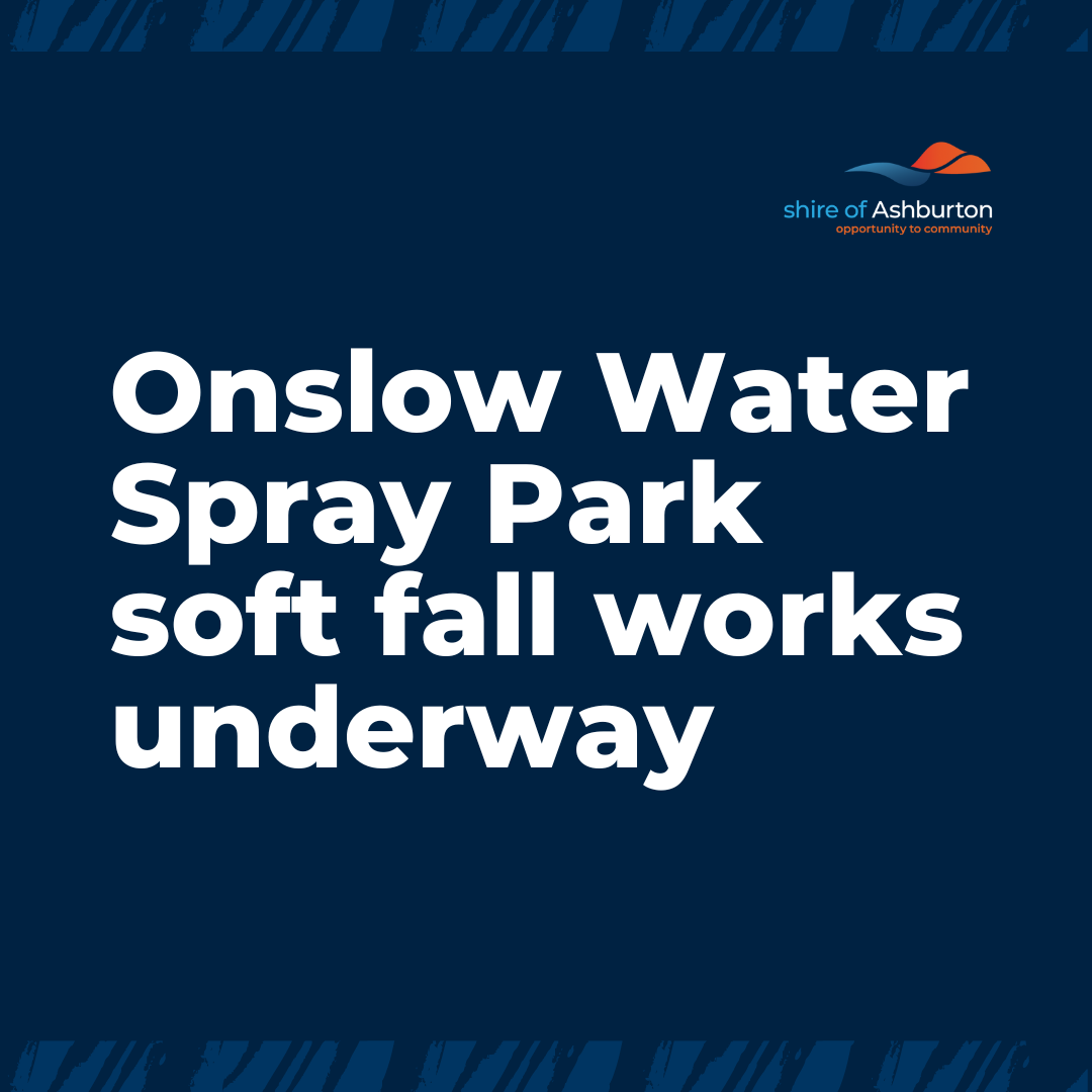 Onslow Water Spray Park soft fall works underway