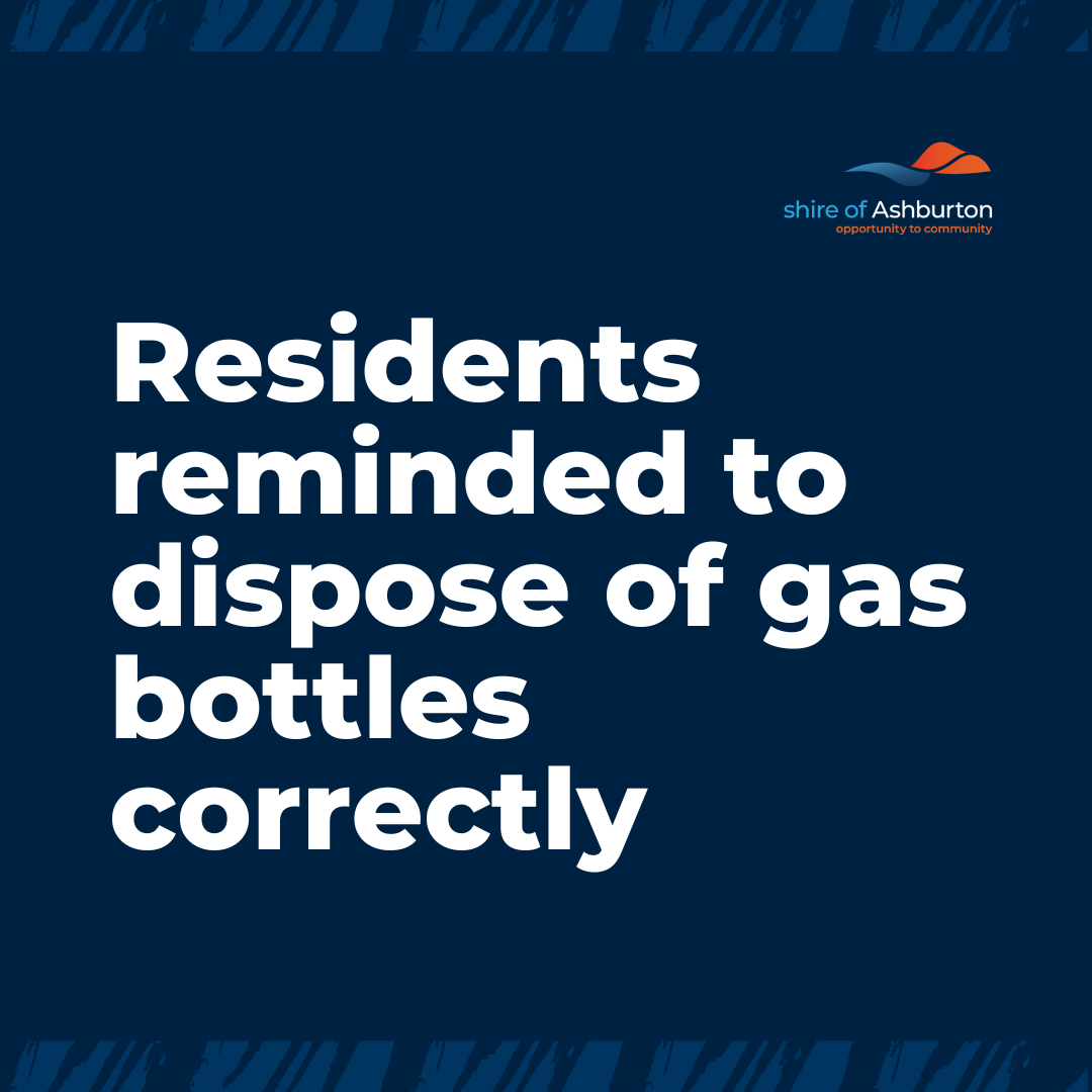 Residents reminded to dispose of gas bottles correctly