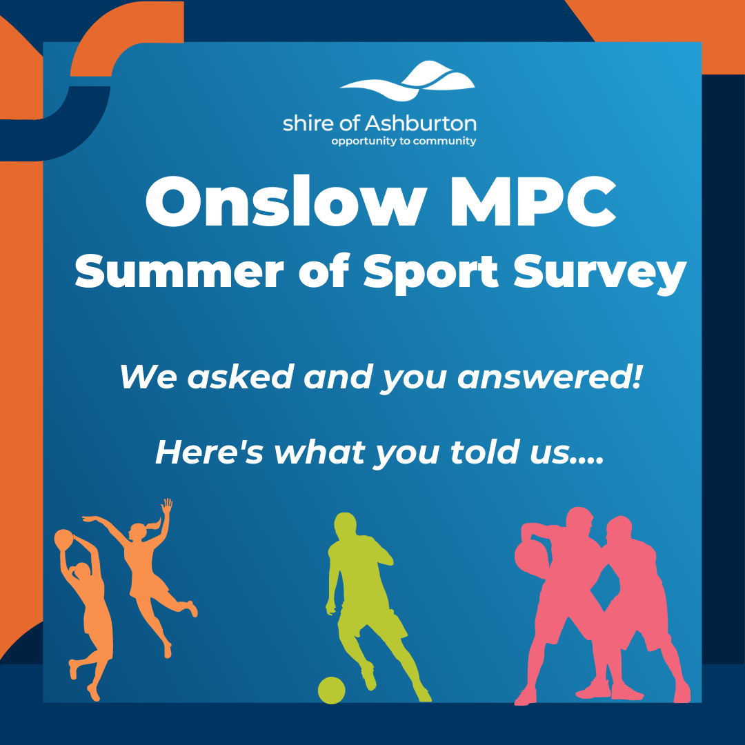 Onslow MPC Summer of Sport Survey results to push further initiatives in