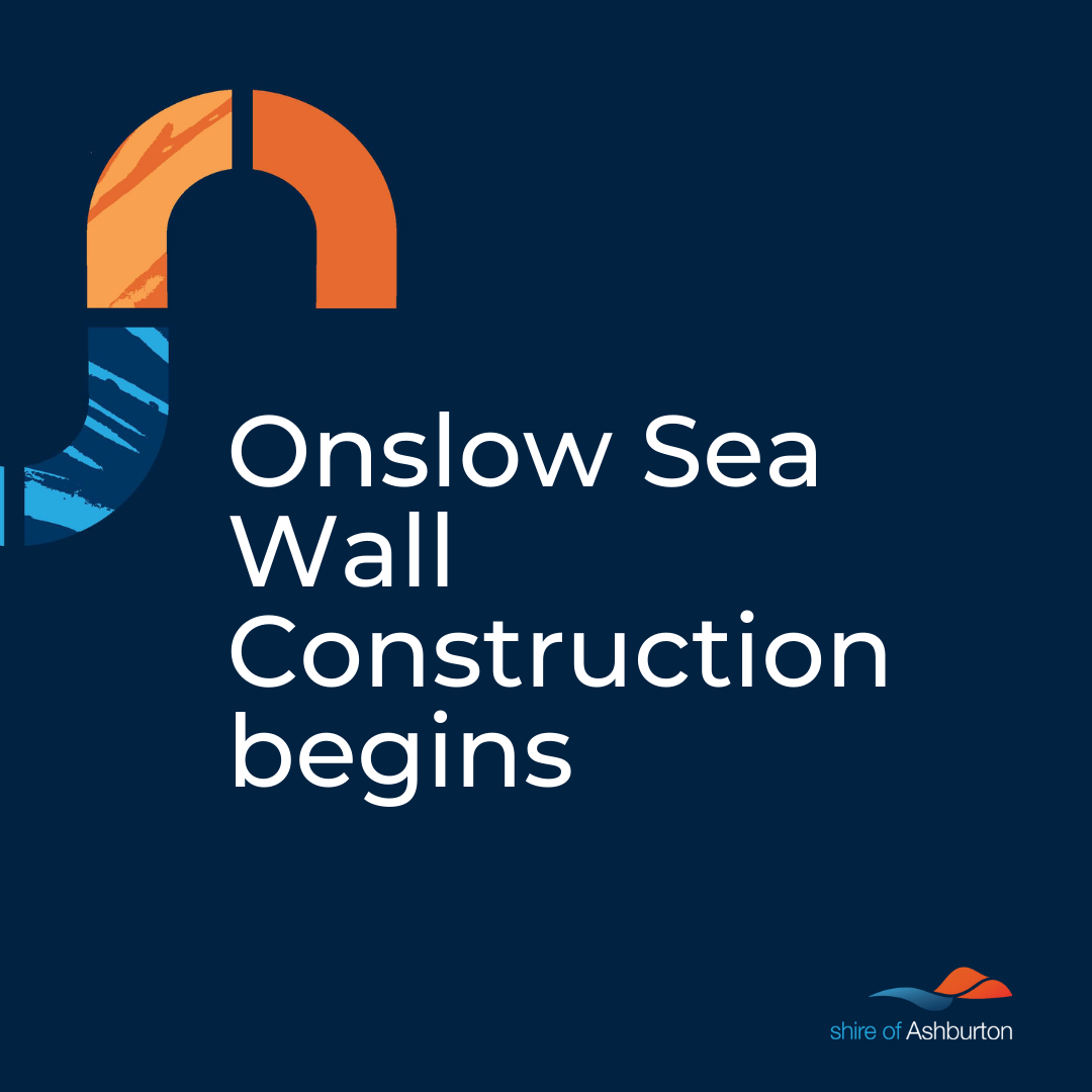 Notice of Sea Wall Construction Works in Onslow