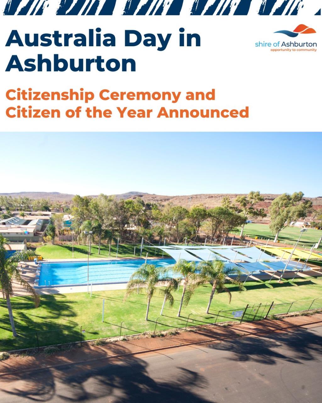 Join us for the Citizenship Ceremony and Citizen of the Year Awards