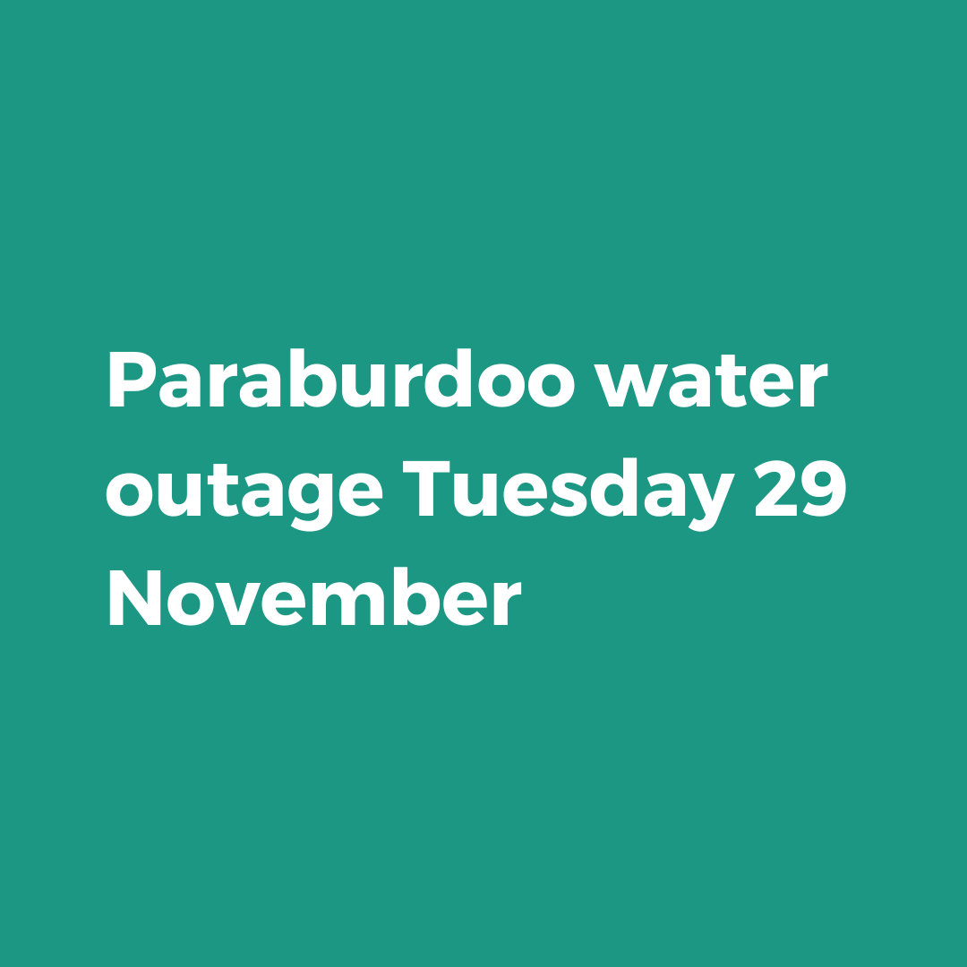 Paraburdoo water outage Tuesday 29 November