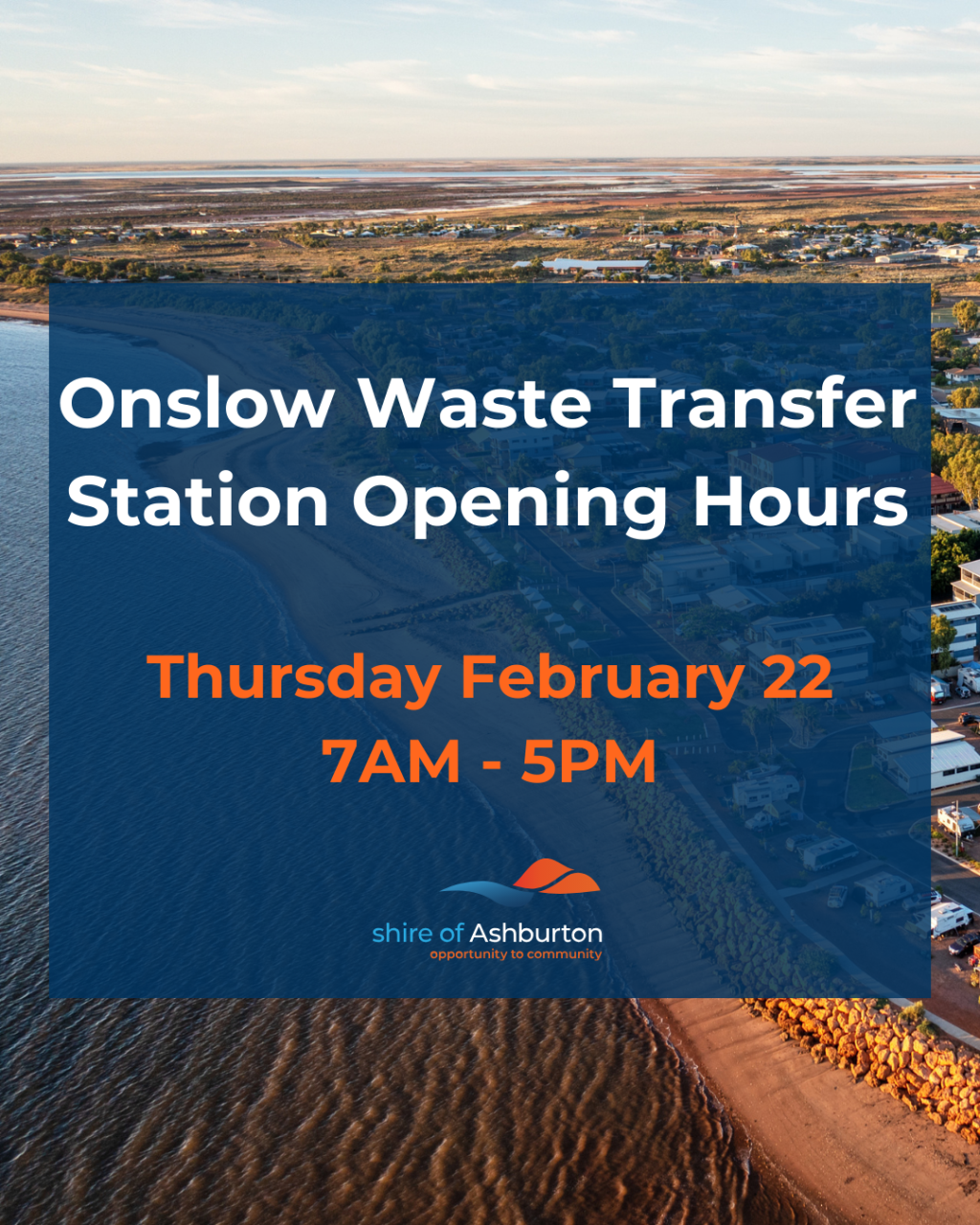 Onslow Waste Transfer Site Opening Hours Extended