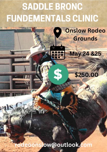 Onslow Rodeo Saddle Bronc Fundamentals Clinic