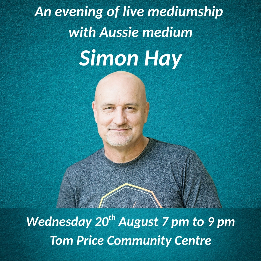 An evening of live mediumship with Aussie medium, Simon Hay